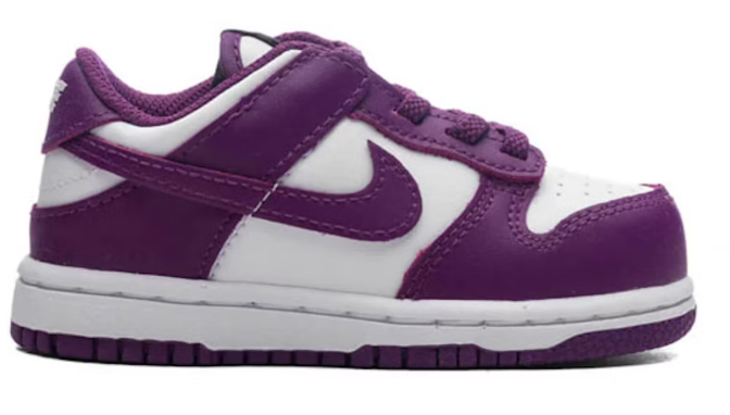 Nike Dunk Low Viotech (TD) SZ 6C MISSING LID