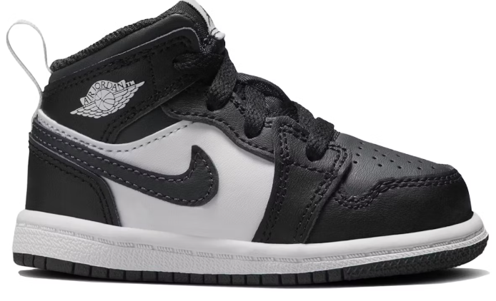 Jordan 1 Mid Off Noir Toe (TD) SZ 7C MISSING LID