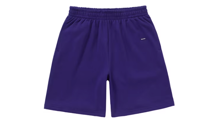 Supreme Small Box Sweatshort Purple Sz Small