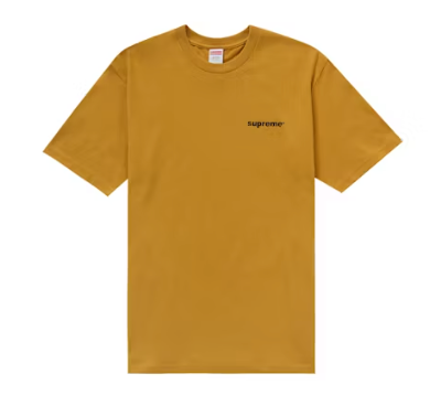 Supreme F*ck Money Tee Mustard Sz Medium