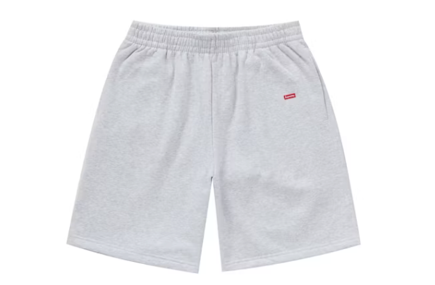 Supreme Small Box Sweatshort Ash Grey Sz X-Large