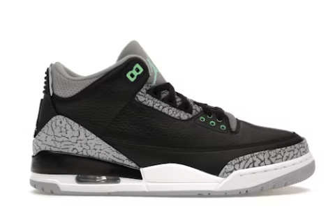 Jordan 3 Retro Green Glow Sz 12 (No Lid)