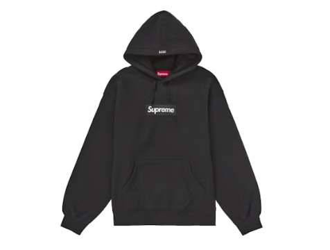 Supreme Box Logo Hoodie Black (FW24) Sz Small