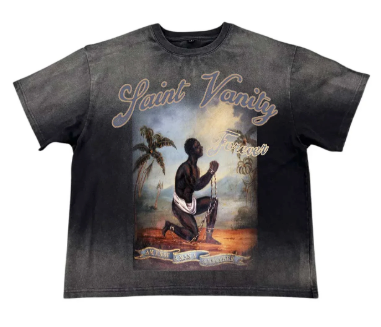 Saint Vanity BHM 2.0 Tee Grey Sz Large