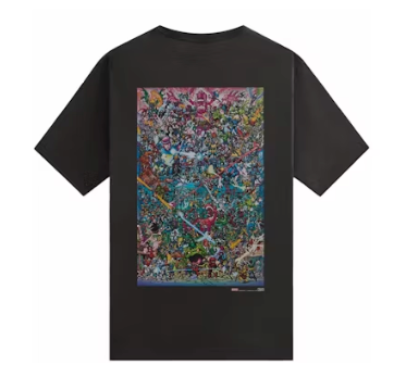 Kith x Marvel Universe Vintage Tee Black Sz XL