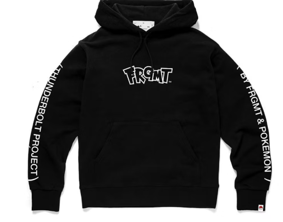 Fragment x Pokemon Logo Hoodie Black SZ XL