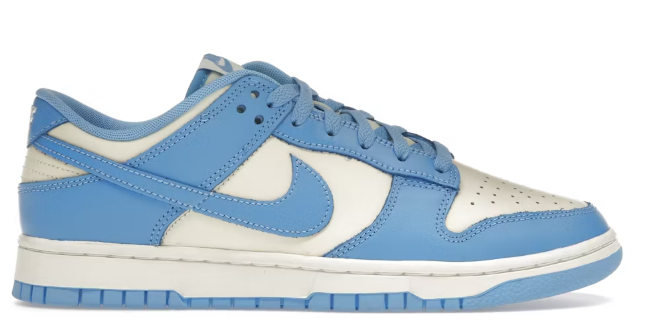 Nike Dunk Low Retro University Blue SZ 12 MISSING LID