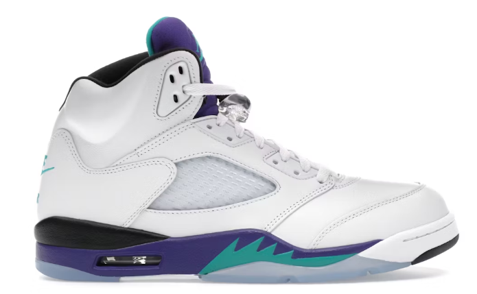 Jordan 5 Retro Grape (2025) SZ 9 ORANGE BOX MISSING LID/MISSING LACE LOCKS