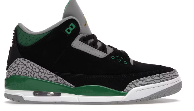 Jordan 3 Retro Pine Green SZ 11