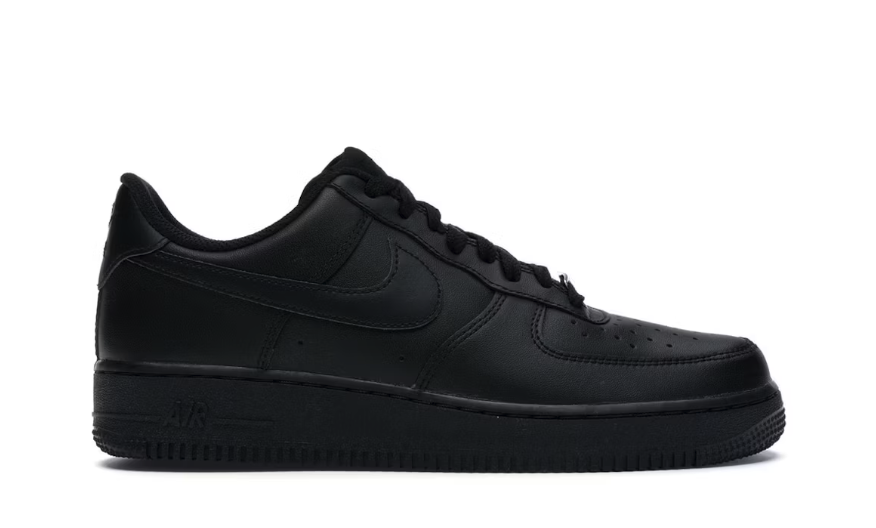 Nike Air Force 1 Low '07 Black Sz 8