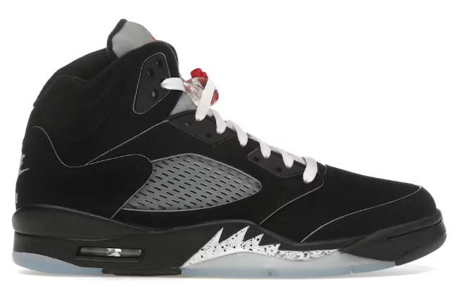 Jordan 5 Retro OG Black Metallic Reimagined SZ 9.5 MISSING LID