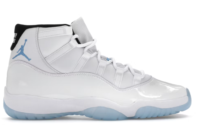 Jordan 11 Retro Legend Blue (2024) SZ 14 BLACK REP BOX MISSING LID/LEFT SHOE CREASED