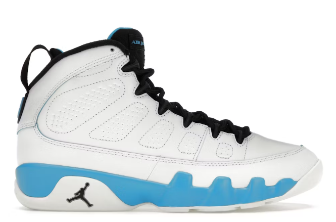 Jordan 9 Retro Powder Blue (2024) SZ 12.5 MISSING LID