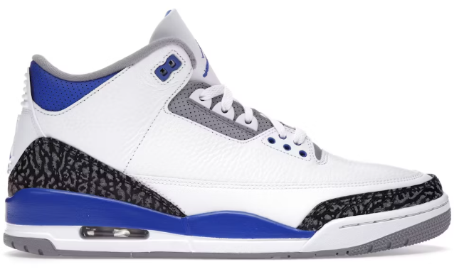 Jordan 3 Retro Racer Blue SZ 8.5 USED