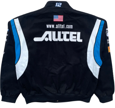 VINTAGE TEAM CALIBER ALLTEL NASCAR JACKET SZ XXL
