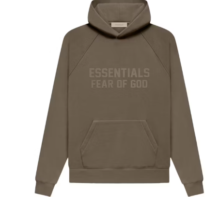 FEAR OF GOD ESSENTIALS FW22 HOODIE WOOD SZ Large