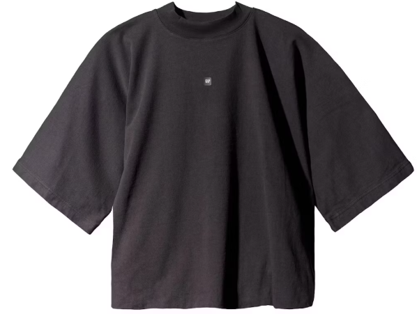 Yeezy Gap Logo No Seam Tee Black SZ L