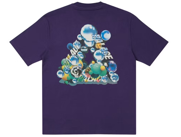 Palace Bubbling T-shirt Purple SZ XL