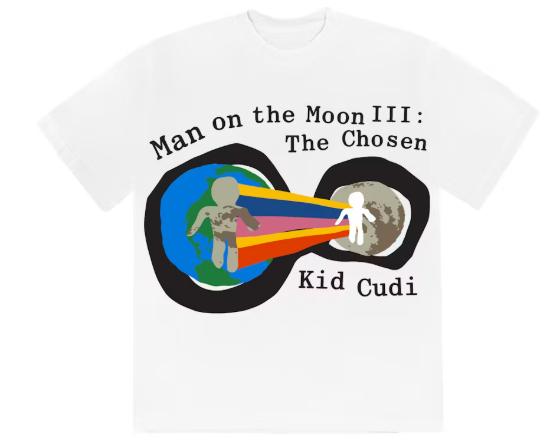 Kid Cudi CPFM For MOTM III Heaven on Earth T-shirt White SZ XXL