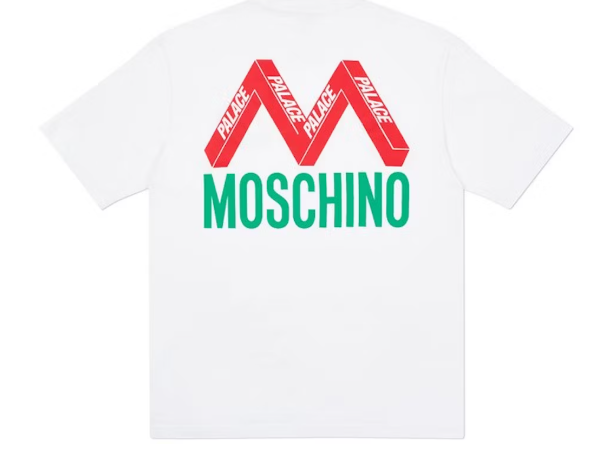 Palace Moschino T-shirt White SZ M