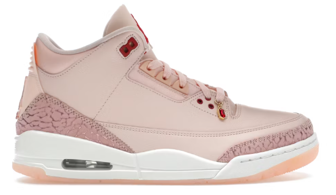 Jordan 3 Retro Valentine's Day Treat Yourself (2025) (Women's) SZ 9 MISSING LID