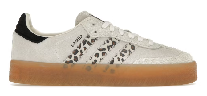 adidas Sambae Leopard Off White (Women's) SZ 7