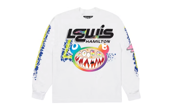 Takashi Murakami Lewis Hamilton Flame Out Longsleeve Sz 2XL