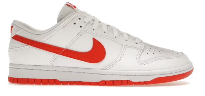 Nike Dunk Low Retro White Picante Red SZ 8.5