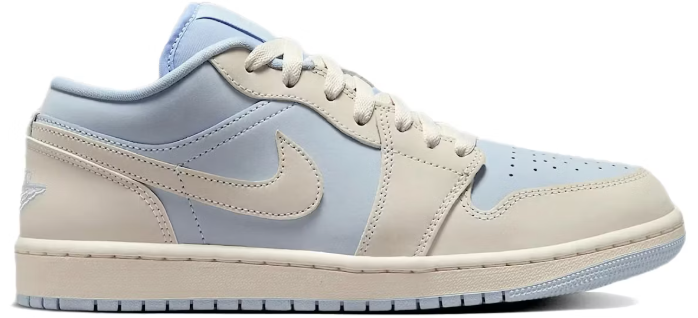 Jordan 1 Low SE Hydrogen Blue Sail (Women's) SZ 10.5/9M MISSING LID