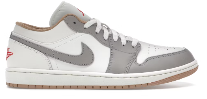 Jordan 1 Low Sail College Grey Rattan SZ 10 MISSING LID