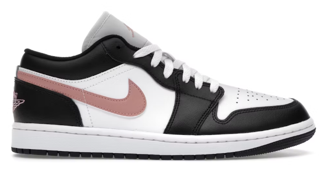 Jordan 1 Low Black Rust Pink SZ 12 MISSING LID