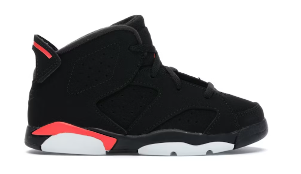 Jordan 6 Retro Black Infrared (2019) (TD) SZ 8C USED