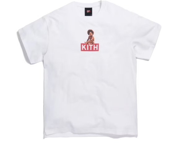 Kith x Biggie Classic Logo Tee White SZ XS
