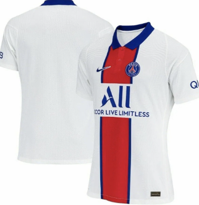 Nike Paris Saint-Germain Away Vapor Match Shirt 2020-21 Jersey White SZ XL