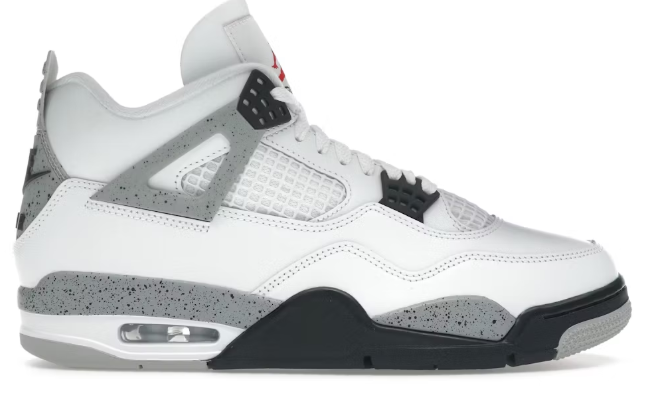 Jordan 4 Retro White Cement (2025) SZ 11.5 MISSING LID