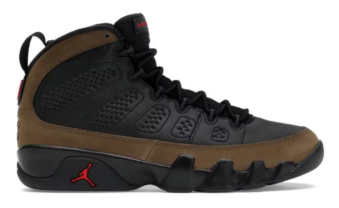 Jordan 9 Retro Olive (2024) SZ 9.5 MISSING LID