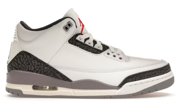 Jordan 3 Retro Cement Grey SZ 9 MISSING LID