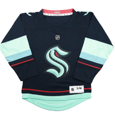 Seattle Kraken Infant Home Team Jersey Blank SZ 2T/4T