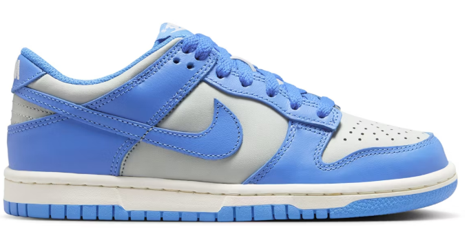 Nike Dunk Low Light SIlver Sail Light Photo Blue (PSE) SZ 12C MISSING LID