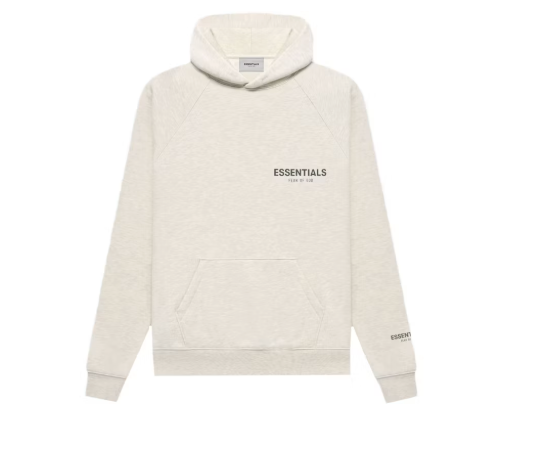 Fear of God Essentials Hoodie Light Heather Oatmeal