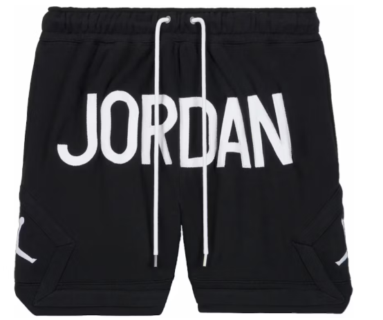 Jordan x Nina Chanel Abney Fleece Shorts Black SZ XL DEFECT