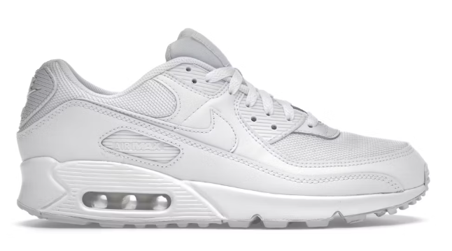Nike Air Max 90 Recraft Triple White SZ 13