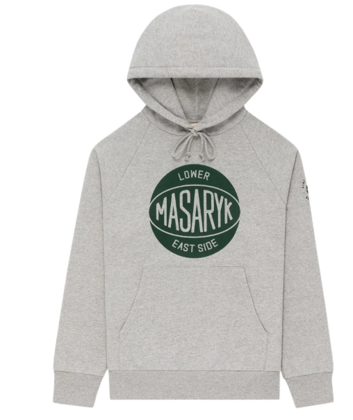 AIME LEON DORE SONNY NY HOODIE GREY SZ XL