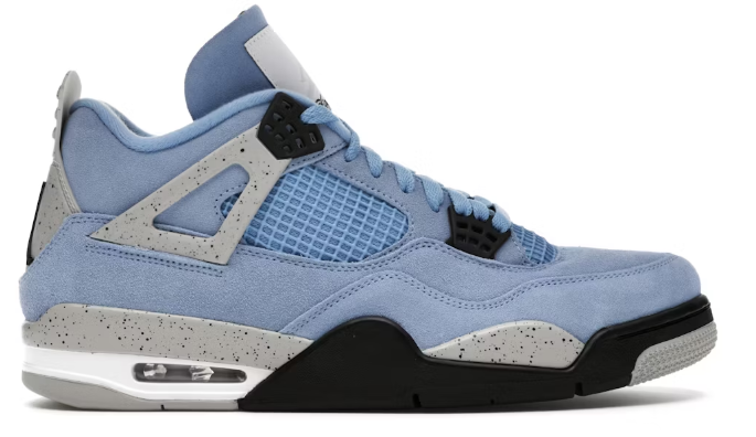 Jordan 4 Retro University Blue SZ 8