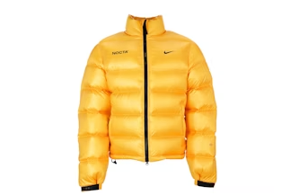 Nike x NOCTA Sunset Puffer Jacket Yellow Sz XL