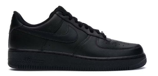 Nike Air Force 1 Low '07 Black SZ 7