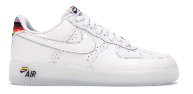 Nike Air Force 1 Low Be True (2020) SZ 10 YELLOWING