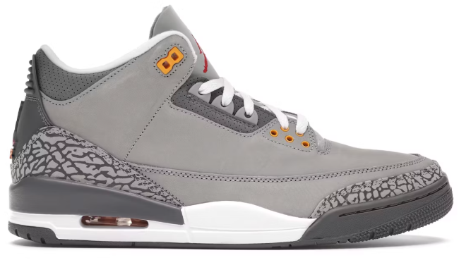 Jordan 3 Retro Cool Grey (2021) SZ 10 USED