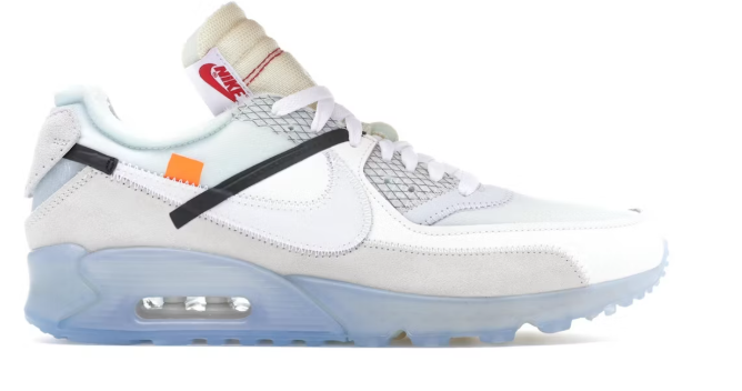 Nike Air Max 90 Off-White SZ 8.5 YELLOWING