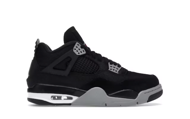 Jordan 4 Retro SE Black Canvas SZ 3.5 (USED)